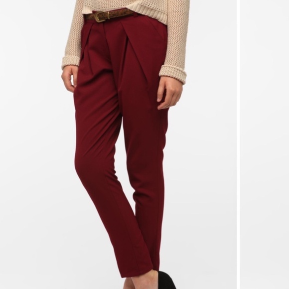 UO Maroon Trousers - Picture 1 of 4